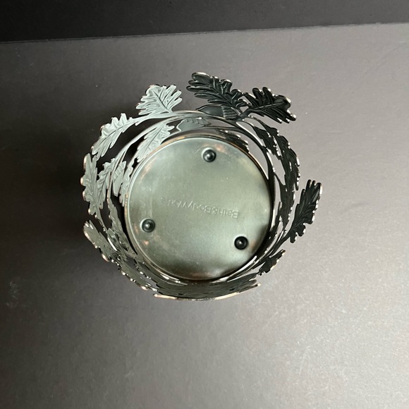 BBW Owl & Acorn 3 wick candle holder - Picture 5 of 6